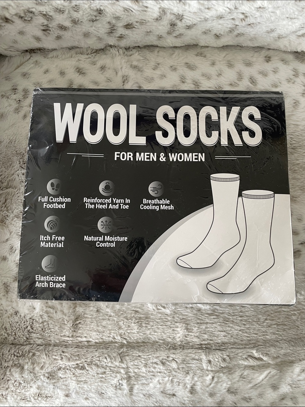 Merino Wool Blend 3 Pack Socks
